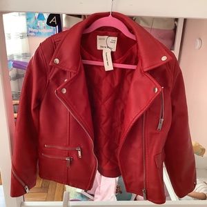 Girls size 8 Zara Leather jacket